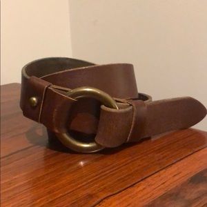 Brown Leather Lucky Brand Belt 🍀